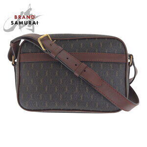 SAINT LAURENT PARIS Le Monogram YSL Brown Leather Shoulder Bag